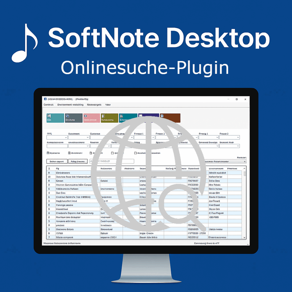 SoftNote Desktop Onlinerecherche-Plugin